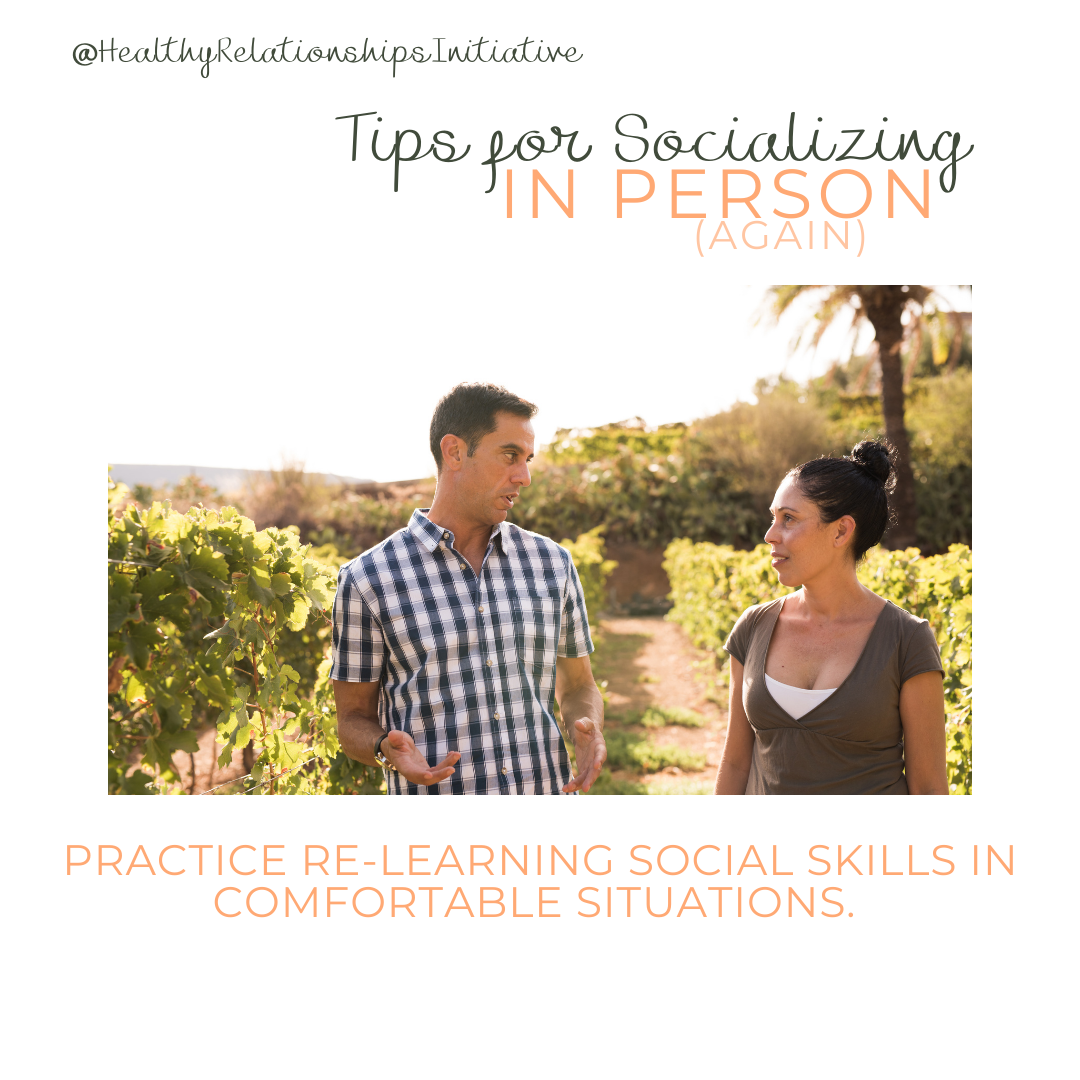 Tips for Socializing in Person Again: Practice in Comfortable Situations