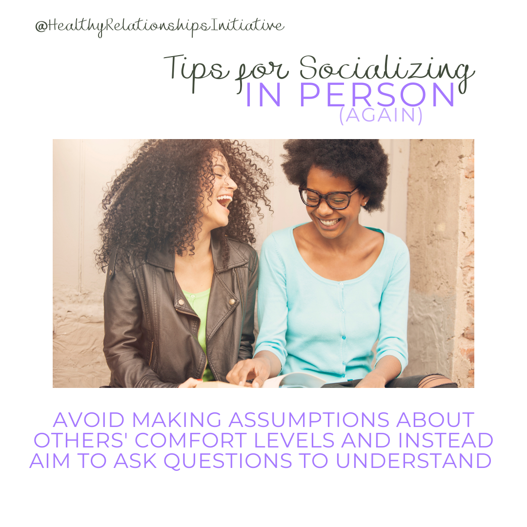 Tips for Socializing in Person Again: Ask Questions to Understand