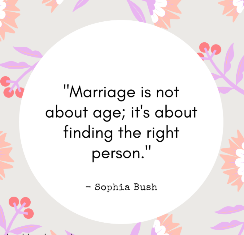 Marriage is Not About Age